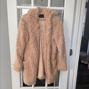Love Tree Teddy Jacket in Tan